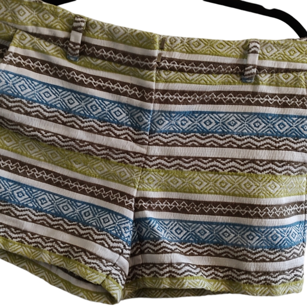 Ladies Ann Taylor LOFT Geometric Shorts